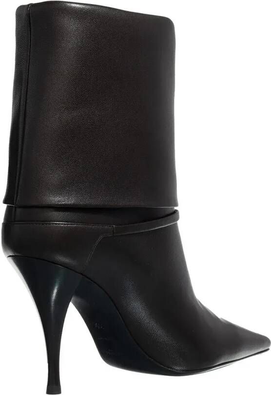 Saint Laurent Hoge hakken Nappa Bootie Pianosa in zwart