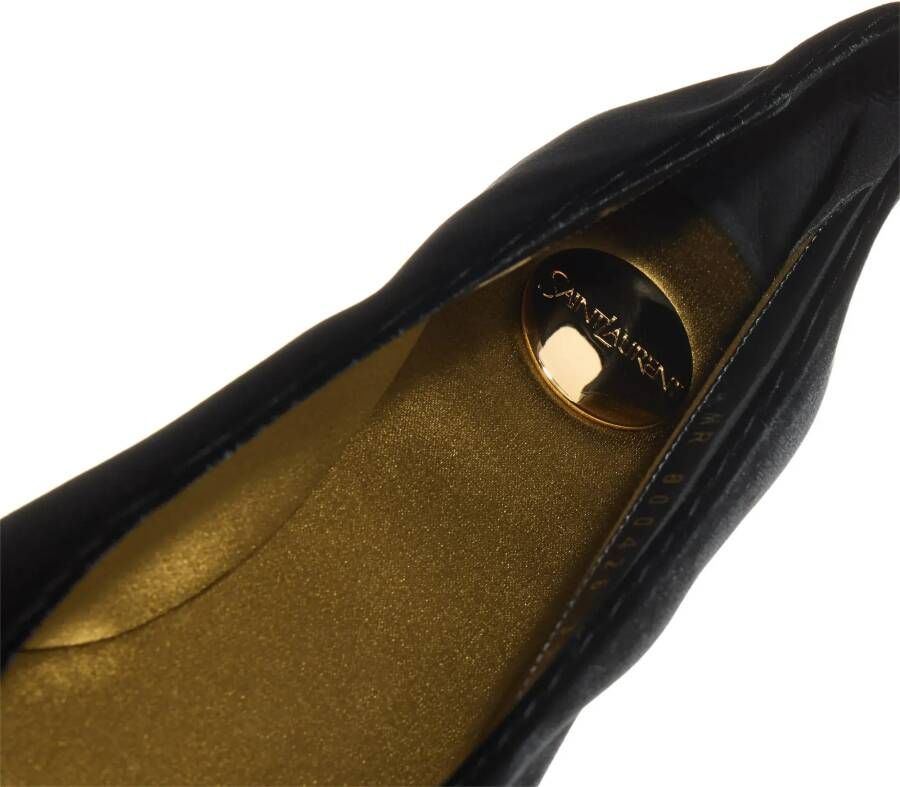 Saint Laurent Loafers & ballerina schoenen Mami Ballet Flat in zwart