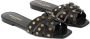 Saint Laurent Sandalen Black Leather Tribute Studded Sandals in zwart - Thumbnail 2