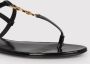 Saint Laurent Sandalen Cassandra Sandals in zwart - Thumbnail 1