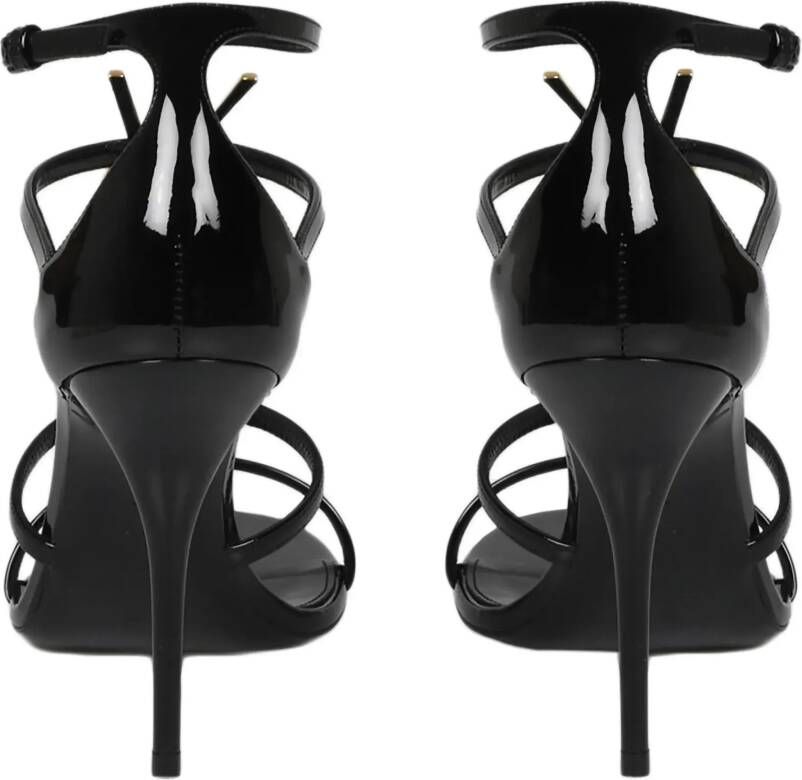 Saint Laurent Sandalen Cassandre Sandals in zwart