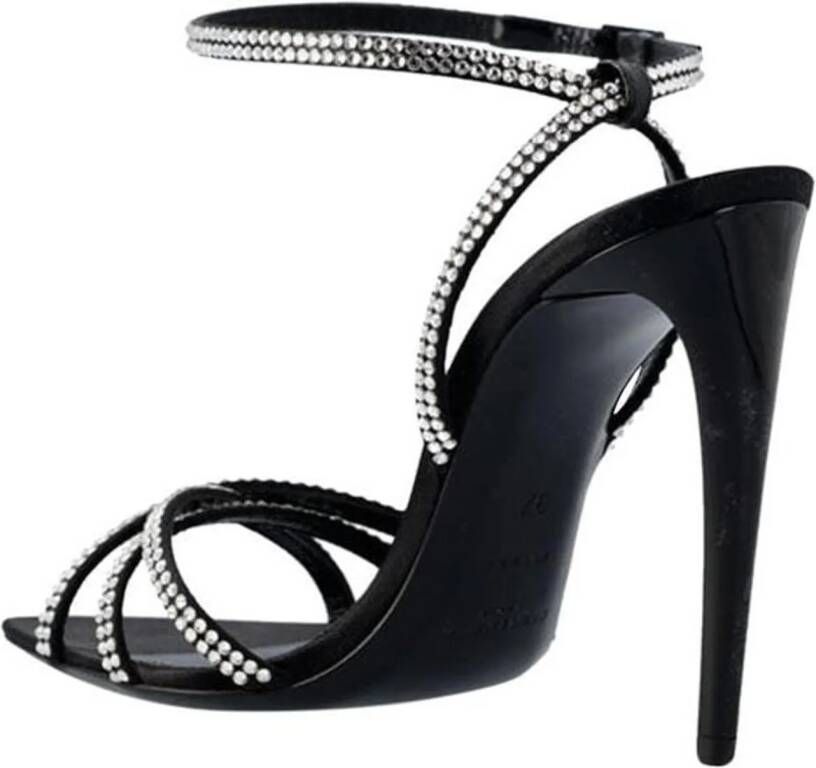 Saint Laurent Sandalen Sandal Black in zwart