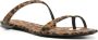 Saint Laurent Sandalen Tanger Flat Sandals in bruin - Thumbnail 1