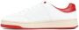 Saint Laurent Lage-top sneaker Sl61 White Red Calf Leather Sneakers in wit - Thumbnail 1