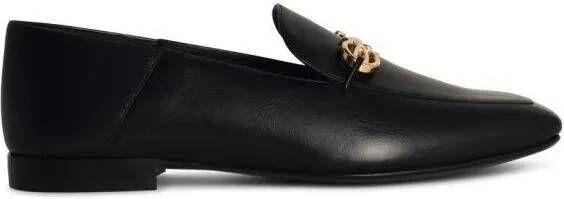 Salvatore Ferragamo Loafers Louis' Black Leather Loafers in zwart