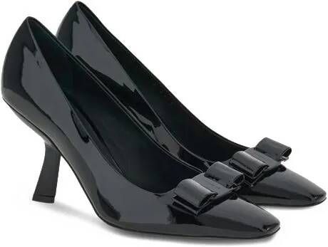 Salvatore Ferragamo Pumps & high heels Vara Bow-Detail Black Shoes in zwart