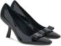 Salvatore Ferragamo Pumps & high heels Vara Bow-Detail Black Shoes in zwart - Thumbnail 1