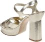 Salvatore Ferragamo Sandalen Sonya Sandals Metallic in staalgrijs - Thumbnail 1