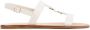 Salvatore Ferragamo Sandalen White Mascarpone Lamb Leather Vida Sandals in wit - Thumbnail 1