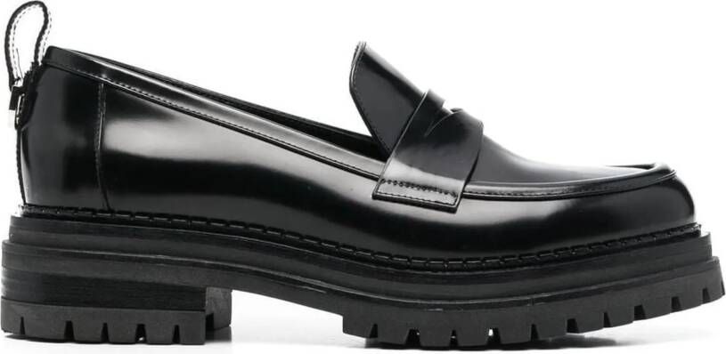 Sergio rossi Loafers Flat shoes Black in zwart