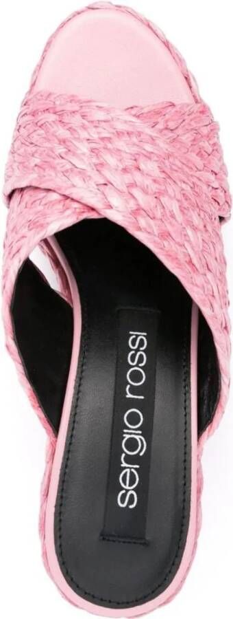 Sergio rossi Slippers & Mules Sandals Pink in poeder roze