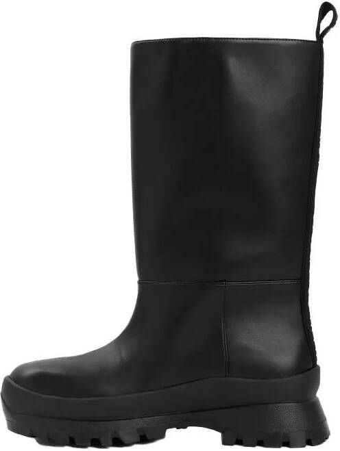 Stella Mccartney Boots Black Alter-Leather Trace Tubo Boots in zwart