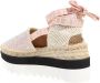 Stella Mccartney Espadrilles Gaia Embellished Ankle Strap Platform Espadrilles in beige - Thumbnail 1