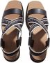 Stella Mccartney Sandalen Sandals Rafia Monogram in wit - Thumbnail 2