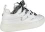 Steve Madden Dames Sneaker Wit SM11002747 11E ROARING - Thumbnail 2