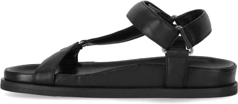 Strategia Sandalen SCHWARZE FLACHE SANDALE in zwart