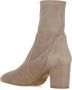 Stuart Weitzman Beige Suède Leren Dameslaarzen Beige Dames - Thumbnail 2