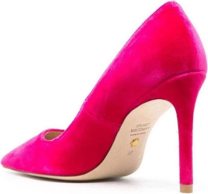 Stuart Weitzman Hoge hakken Decollete Pink in poeder roze