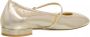 Stuart Weitzman Loafers & ballerina schoenen Claris Ballet Flat in goud - Thumbnail 1