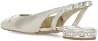 Stuart Weitzman Loafers & ballerina schoenen Crystal Slingback in goud