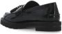 Stuart Weitzman Zwarte Leren Loafers met Kwastdetail Black Dames - Thumbnail 2