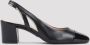 Stuart Weitzman Sandalen Sleek 50 Black Nappa Leather Sandals in zwart - Thumbnail 1