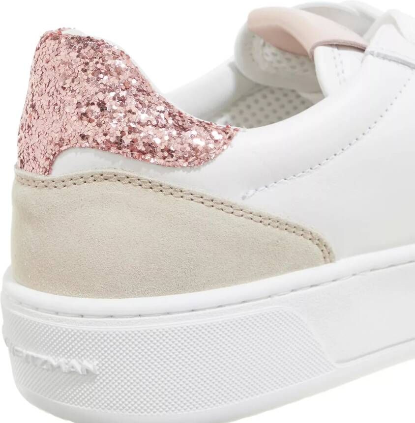 Stuart Weitzman Sneakers SW COURTSIDE MONOGRAM SNEAKER in wit