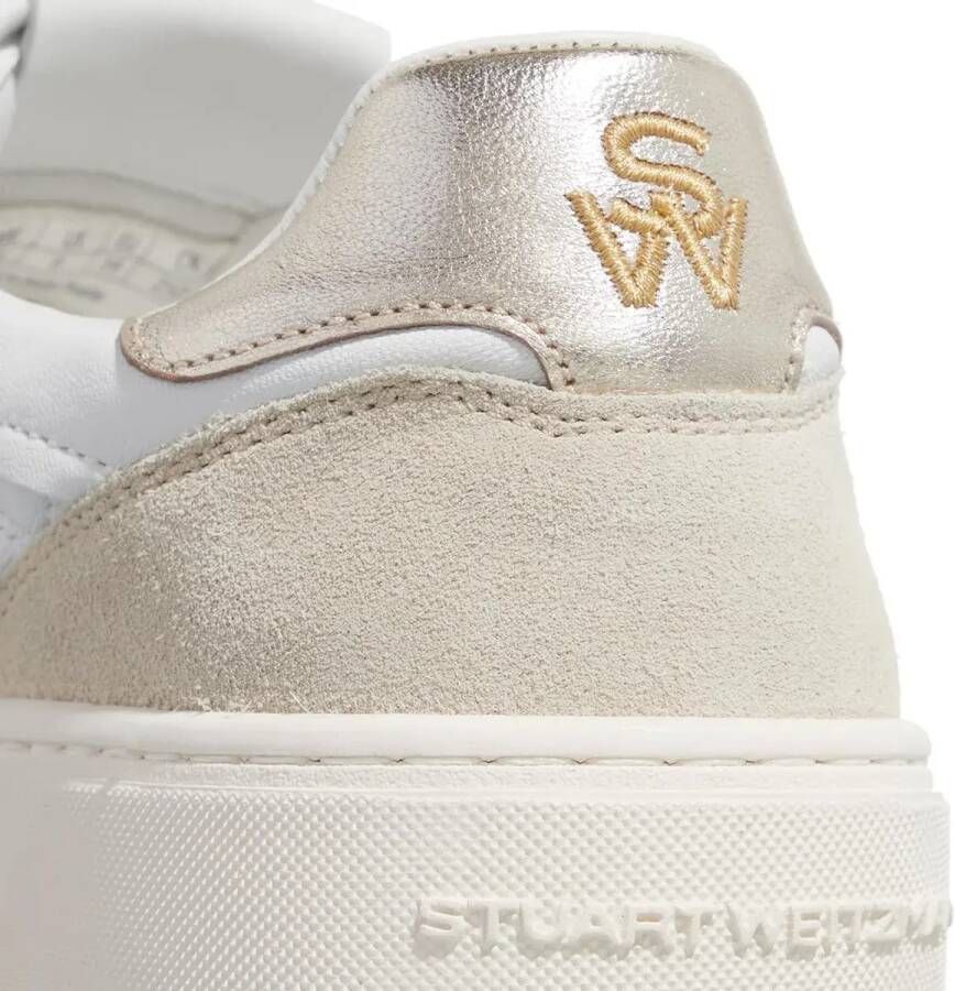 Stuart Weitzman Sneakers SW Courtside Sleek Sneaker in wit