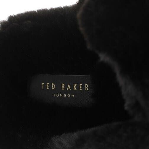 Ted Baker Sandalen Wfp Lopply Faux Fur Cross Over Slipper in black