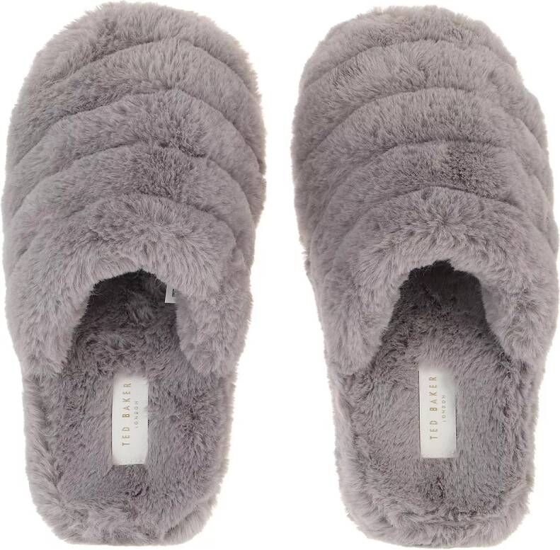 Ted Baker Slippers LOPSEY Faux Fur Mule Slipper in grijs - Foto 3