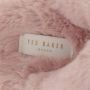 Ted Baker Slippers Lopply Faux Fur Cross Over Slipper in poeder roze - Thumbnail 4