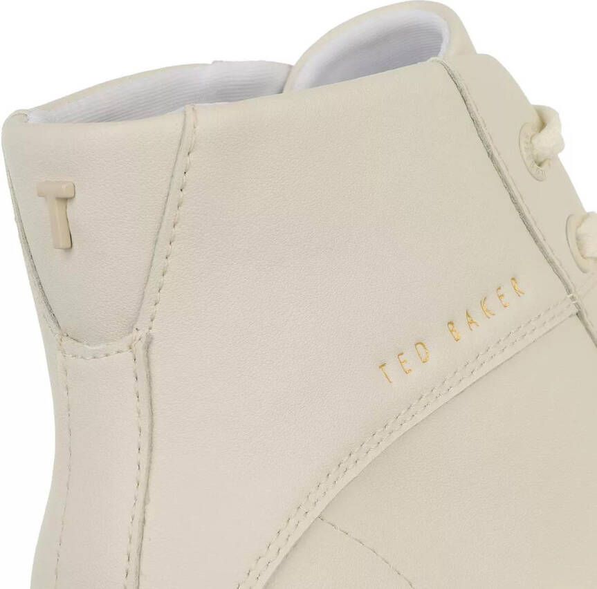 Ted Baker Sneakers Kimyil Leather Colour Drench High Top Vulc Trainer in beige