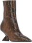 The Attico Boots Brown Leather Boots in bruin - Thumbnail 1