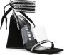 The Attico Sandalen Isa 115Mm Embellished Leather Sandals in zwart - Thumbnail 1