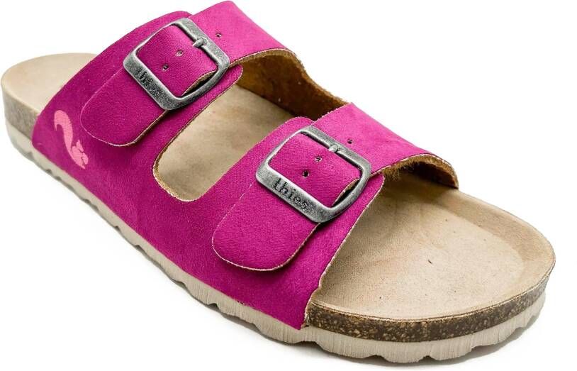 Thies Lage-top sneaker 1856 Eco Bio Rec Sandal vegan fuchsia (W M in roze