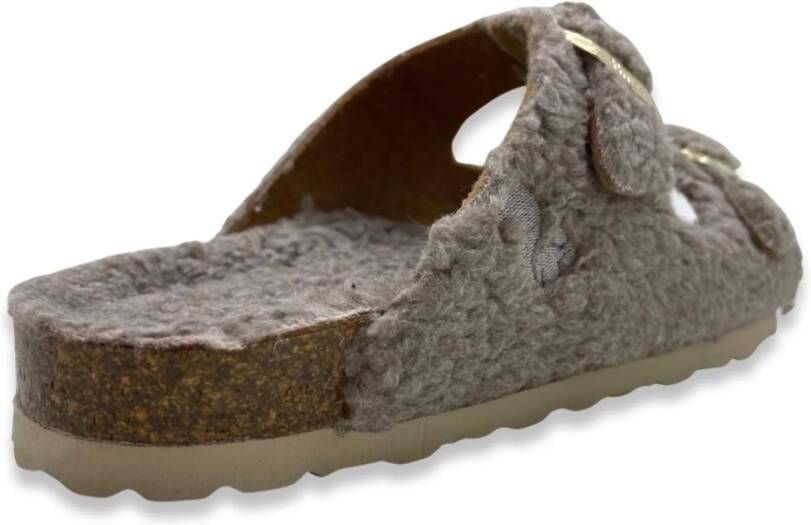 thies Lage-top sneaker 1856 Eco Teddy Sandal vegan taupe (W X) in taupe