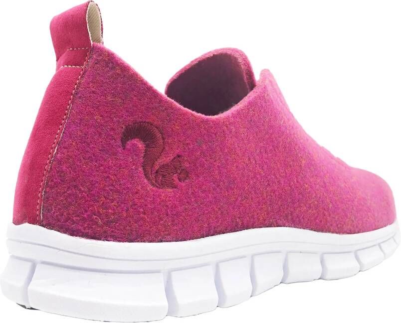 Thies Low-Top Sneakers PET Sneaker fuchsia vegan aus recycelten in roze