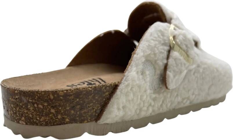 Thies Low-Top Sneakers 1856 Eco Teddy Clog vegan off white (W X) in wit