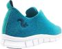 Thies Low-Top Sneakers PET Sneaker petrol vegan aus recycelten in blauw - Thumbnail 2