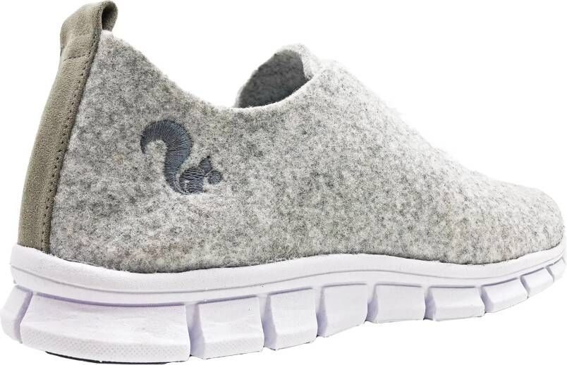 Thies Low-Top Sneakers PET Sneaker stone grey vegan aus recycel in grijs