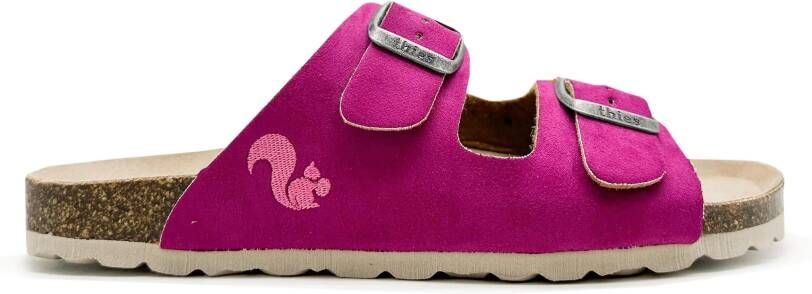 Thies Sneakers 1856 Eco Bio Rec Sandal vegan fuchsia (W M in roze