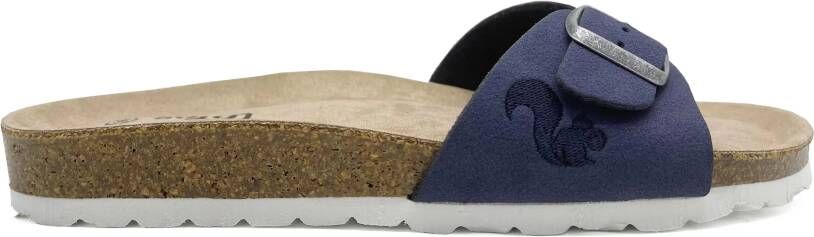 thies Sneakers 1856 Eco Bio Strap Sandal vegan navy (W X) in blauw