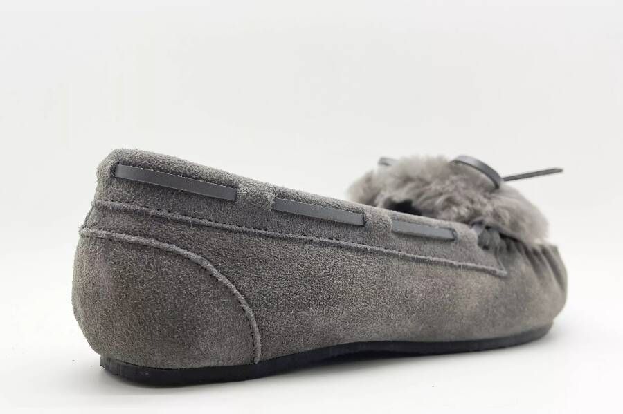 Thies Sneakers 1856 Mokassin dark grey (W) in grijs