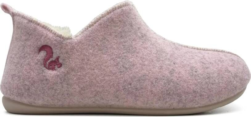 Thies Sneakers 1856 Slipper Boots rose with Eco Wool (W) in poeder roze