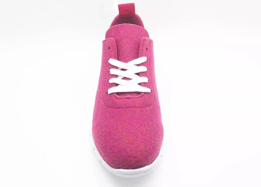 thies Sneakers PET Sneaker fuchsia vegan aus recycelten in roze