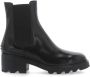 TOD'S Boots Black Smooth Leather Boots Fo Woman in zwart - Thumbnail 1