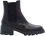 TOD'S Boots Patent Leather Platform Chelsea Boots in zwart - Thumbnail 1