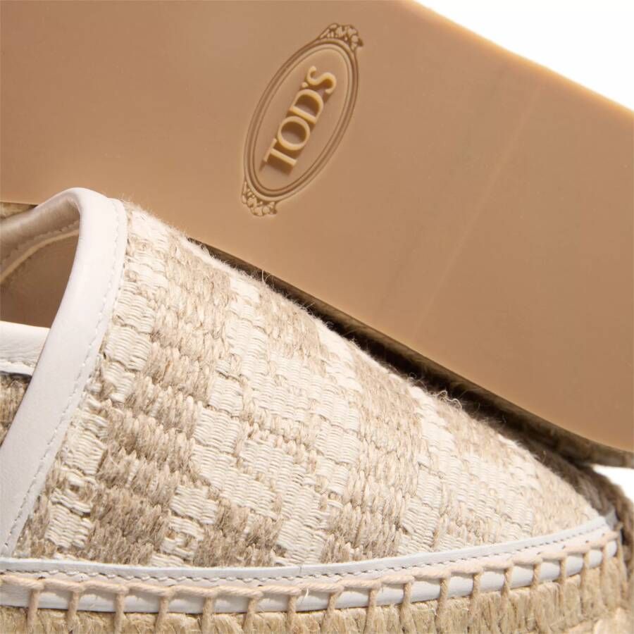 TOD'S Espadrilles Jacquard Espadrillles in beige