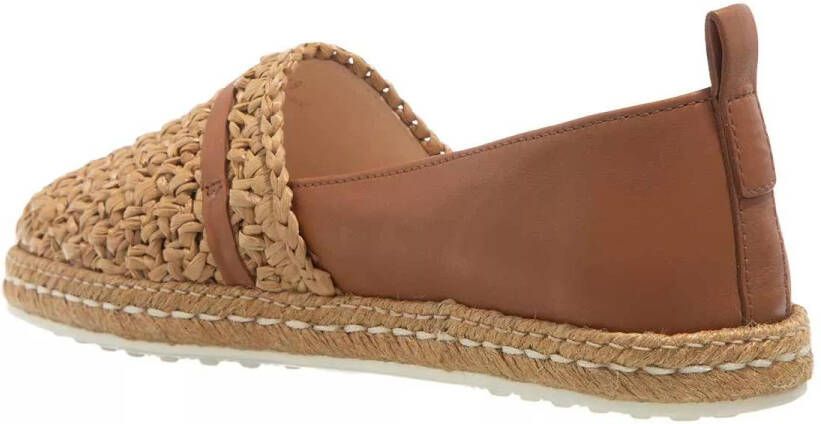 TOD'S Espadrilles Woven Raffia Espadrilles in bruin