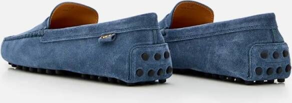 TOD'S Gommino Leather Loafer in blauw